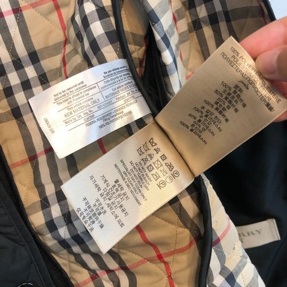 Burberry Brit Diamond Quilted Jacket Size S - Picture 9 of 10